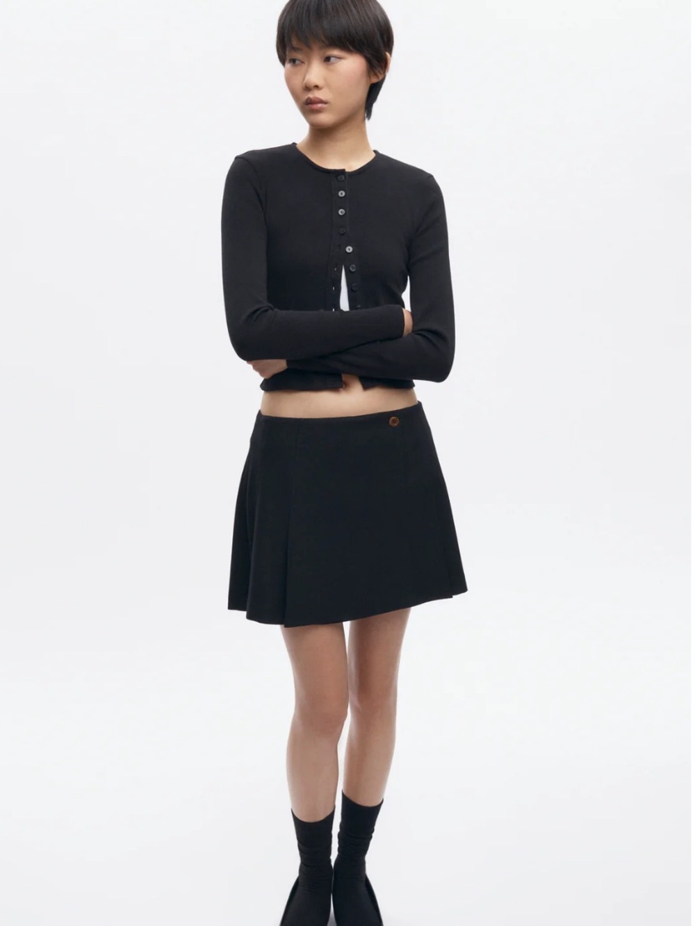 KOTN Muna Pleated Skirt